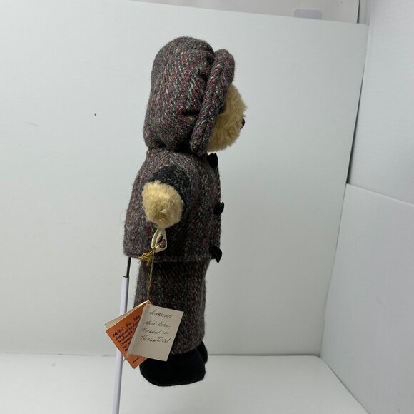 Raebhat Originals Isla Bear 13in Harris Tweed Doll Scotland Collectible Vtg 1982 - Picture 10 of 16